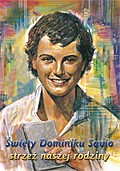 Święty Dominiku Savio – strzeż naszej rodziny. Karta
