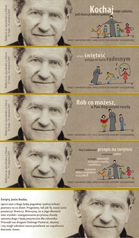 Święty Jan Bosko - zakładka (4 rodzaje)
